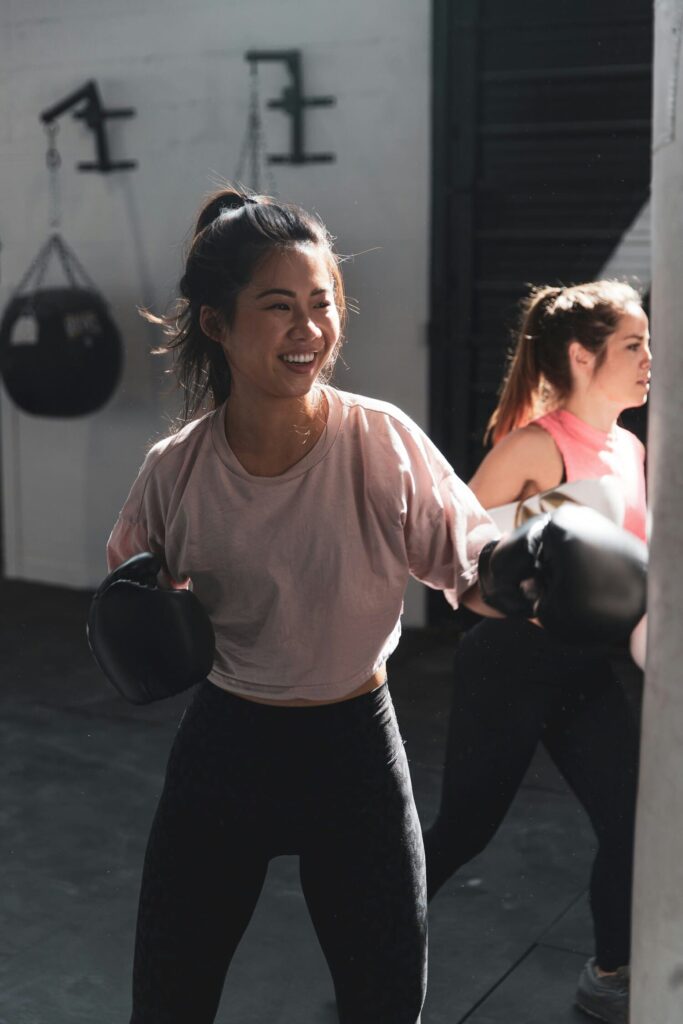 Entrenamiento de FitBoxing grupal en Sant Cugat